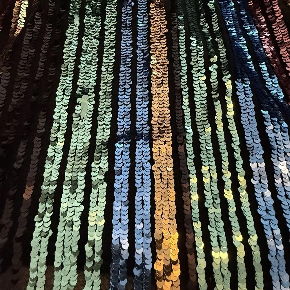 Show Me Your Mumu Vivian Slip Dress Rainbow Sequins Women's S Party Cocktail - Picture 5 of 8